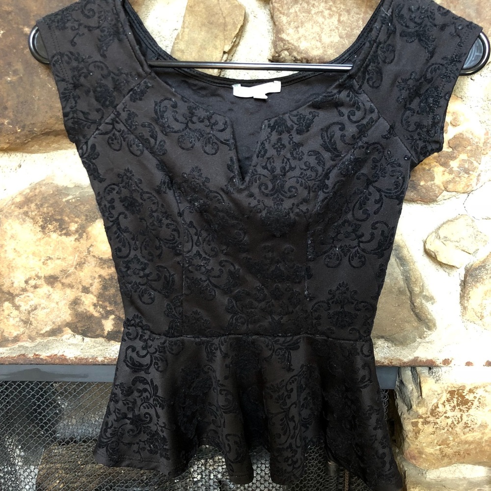 Charlotte Russe peplum top